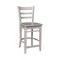 International Concepts 30 in. x 30 in. Counter Height Table with 2 Emily Counter Height Stools - 3 Piece Set K09-3030-S6172-2 - alternate 3